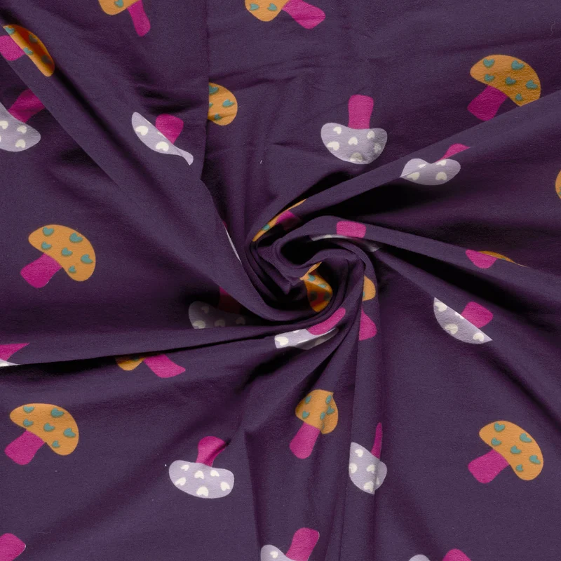 French Terry Pilze – Violett