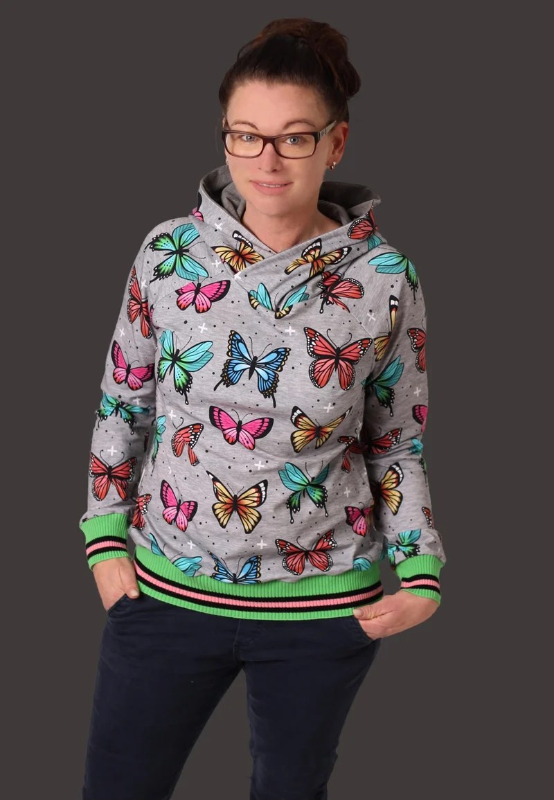 Fadenkäfer Schnittmuster "Noa" Hoodie Damen