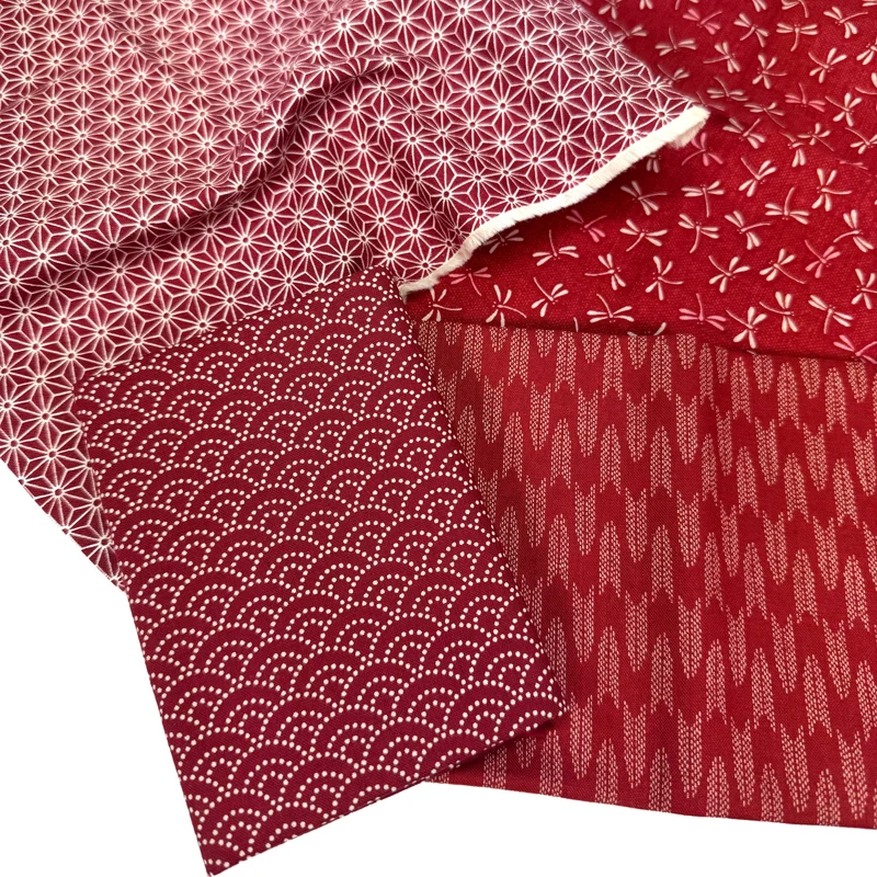 Fat-Quarter Stoffpaket - No.1.12 - Rot