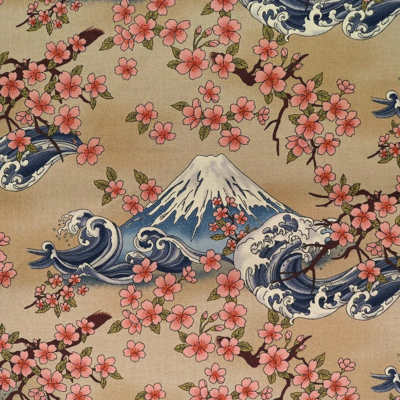 Mt.Fuji & Sakura - Beige