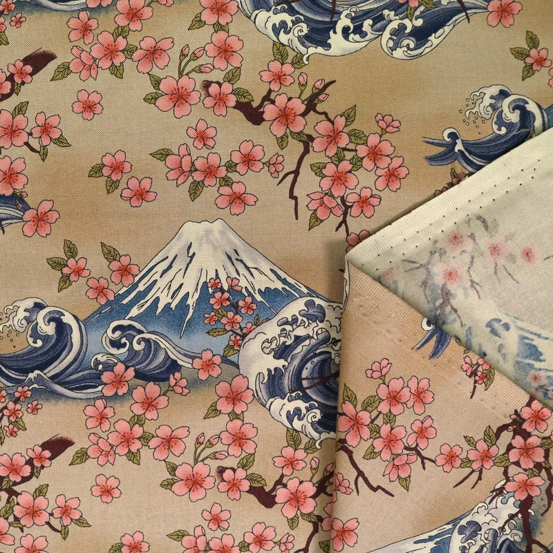 Mt.Fuji & Sakura - Beige