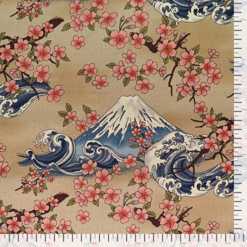 Mt.Fuji & Sakura - Beige