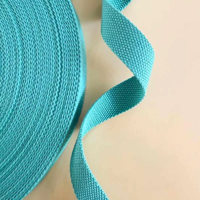 Minki Kim 1" Cotton Webbing-Teal Blue