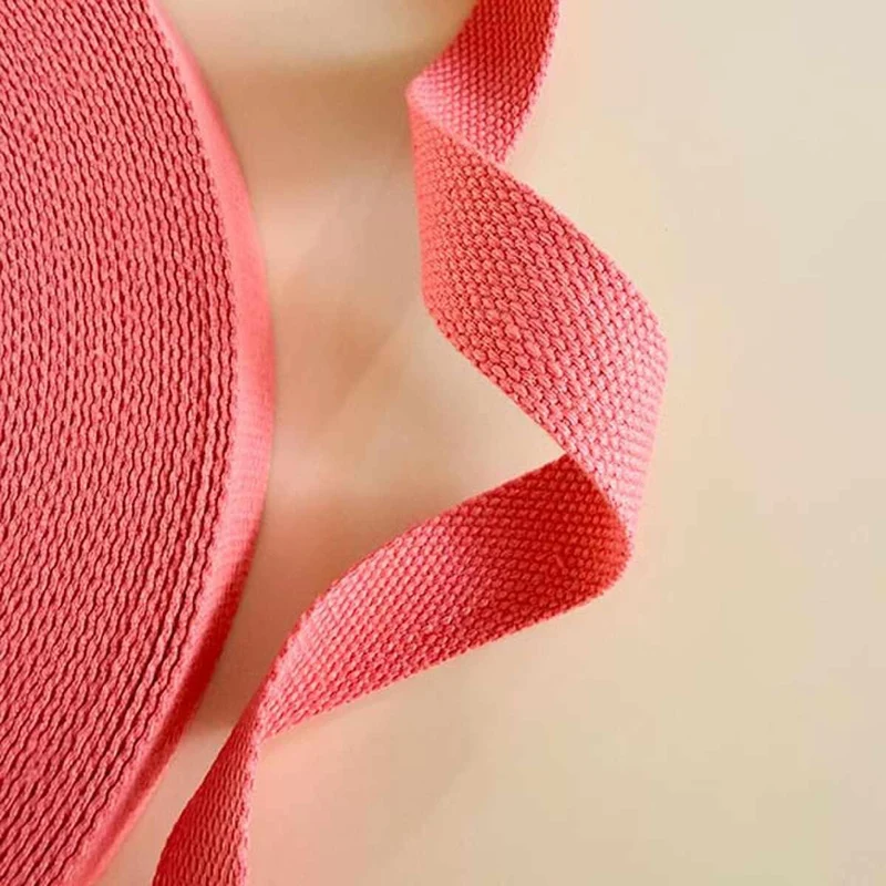Minki Kim 1" Cotton Webbing-Salmon