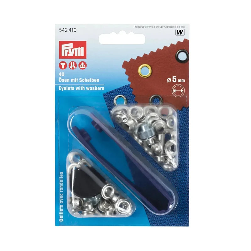 Ösen mit Scheiben, 5 mm