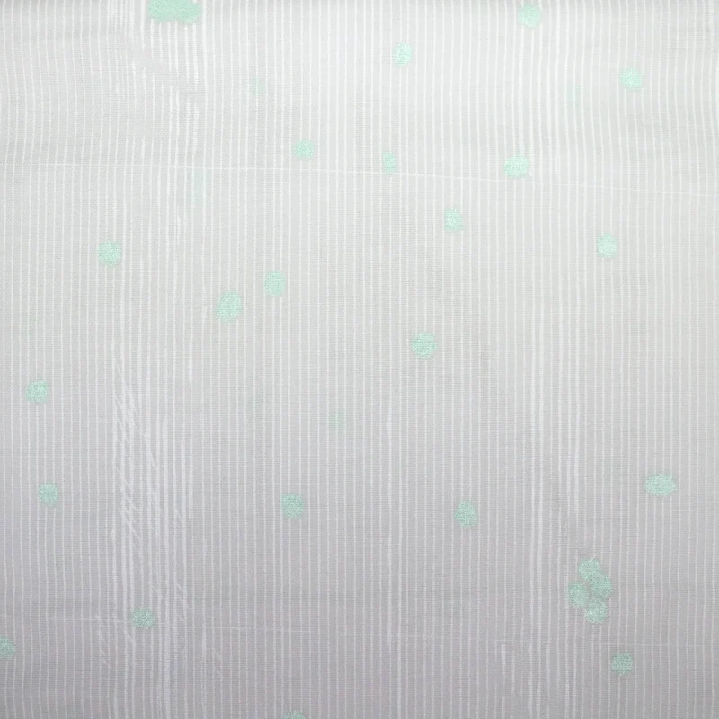 Nani Iro - Poesie Visual - Hellgrau Weiß