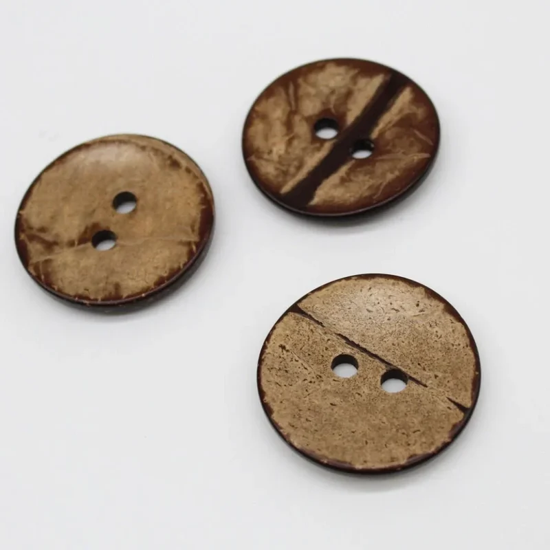 Kokosknopf mit 2 Löchern | 40 mm