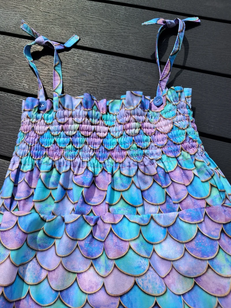 Swafing Mermaid Baumwollstoff – flieder