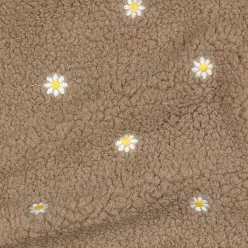 Teddy Stick Blumen taupe