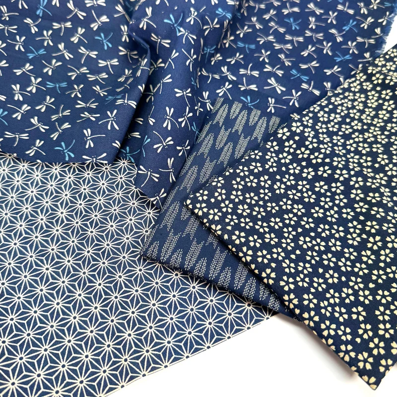 Fat-Quarter Stoffpaket - No.1.10 - Dunkelblau