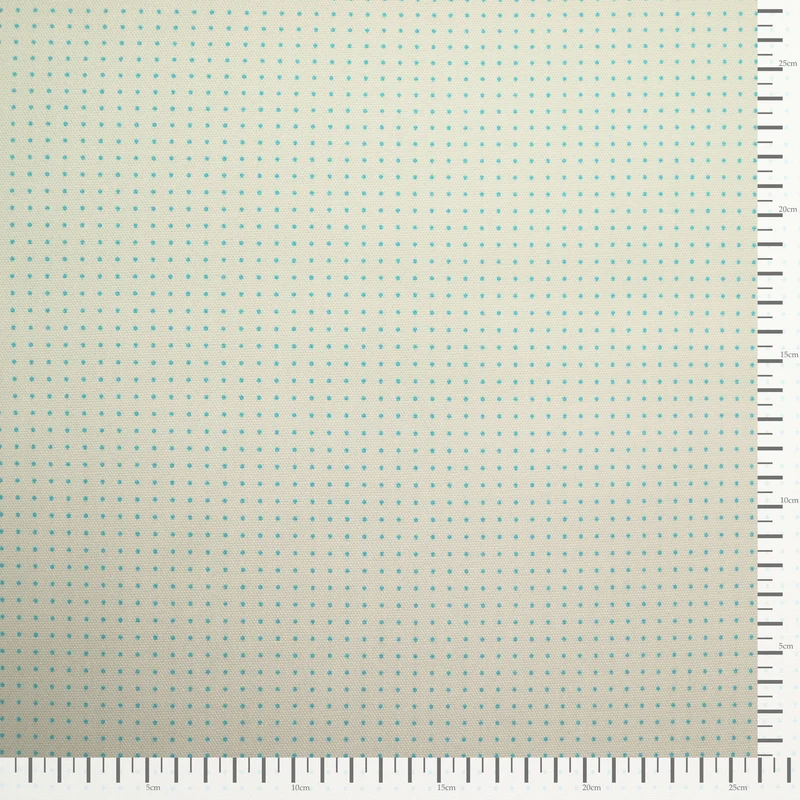 Sashiko Stoff Gepunktet 5mm - Creme