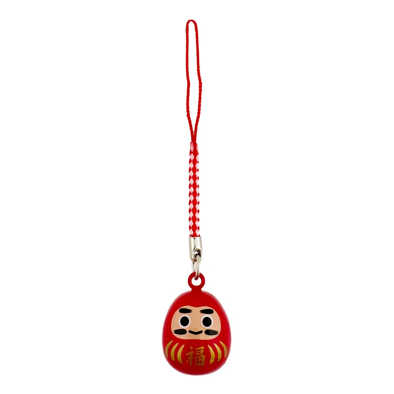 Schlüsselanhänger mit Glöckchen – Daruma