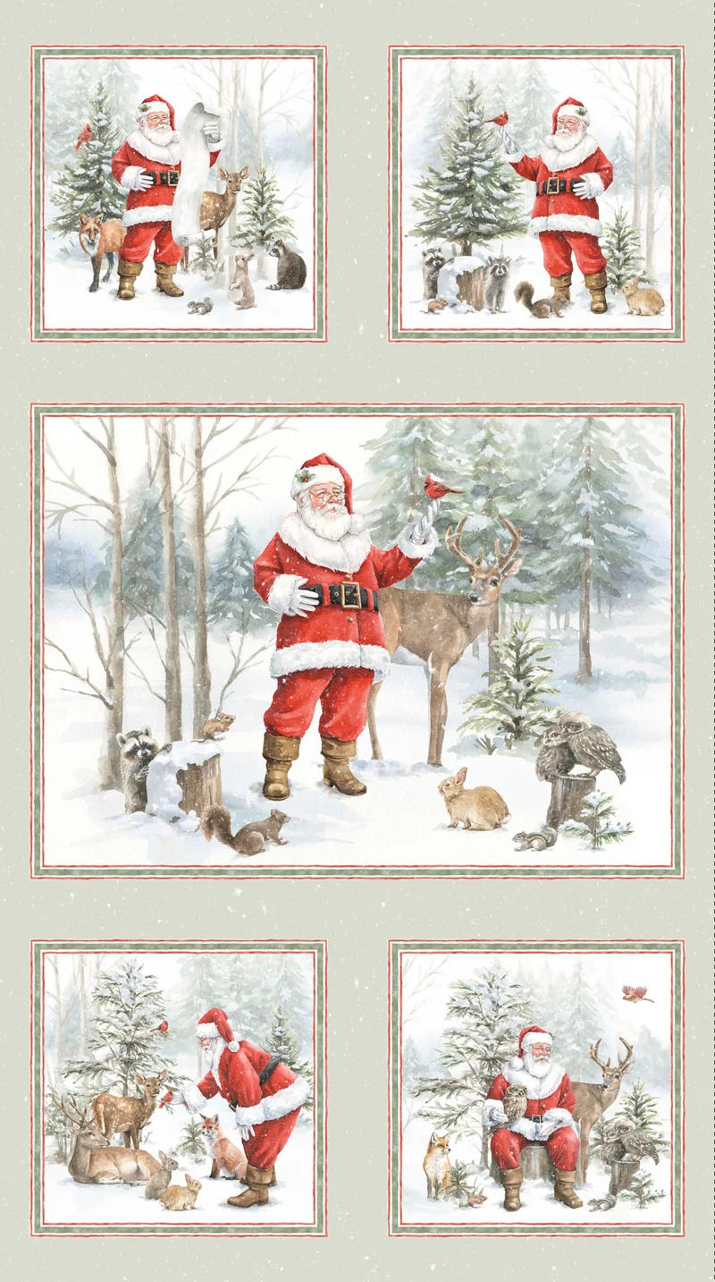 P&B Textiles, Woodland Whispers Quilt Kit, 53" X 68"