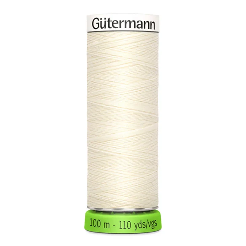 Gütermann Allesnähgarn rPET 100m - Nr. 1 | Ecru