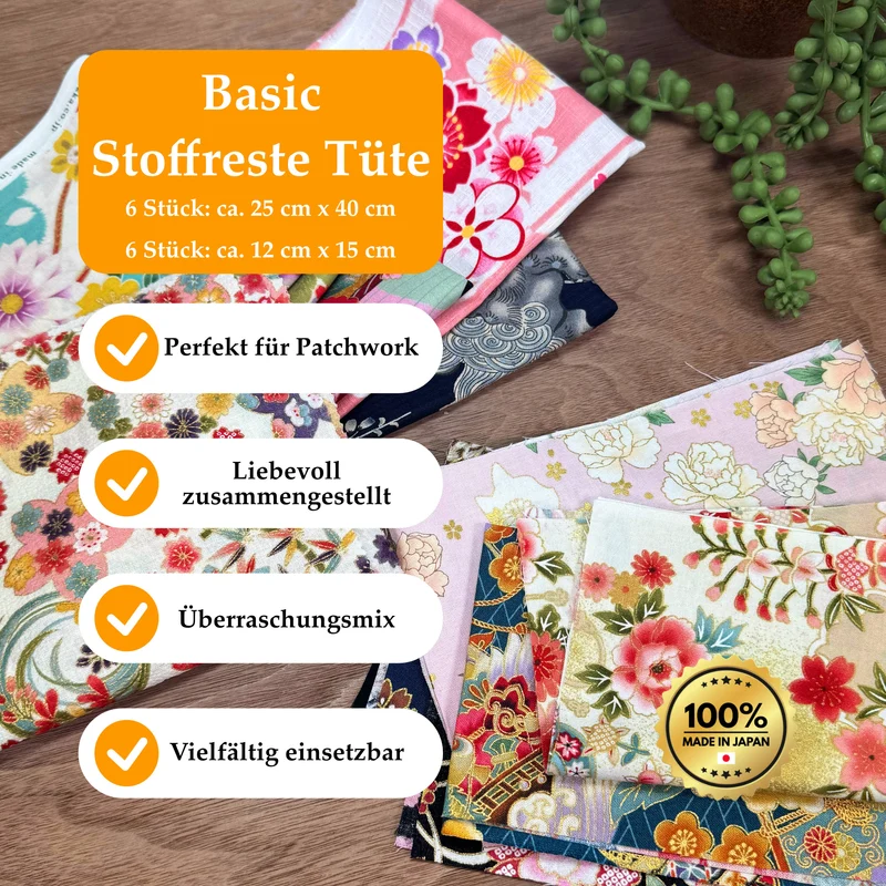Stoffreste Tüte - Floral