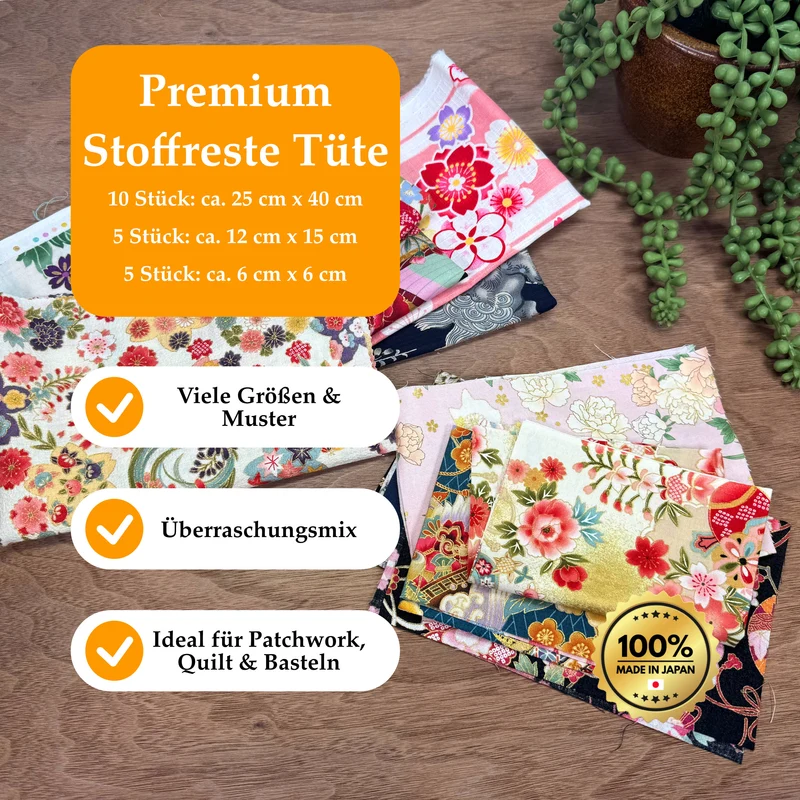 Stoffreste Tüte - Floral