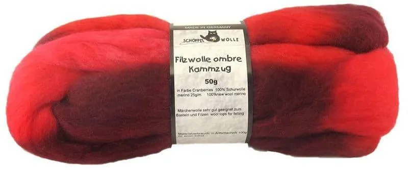 Filzwolle Kammzug | 100% Merino-Schurwolle