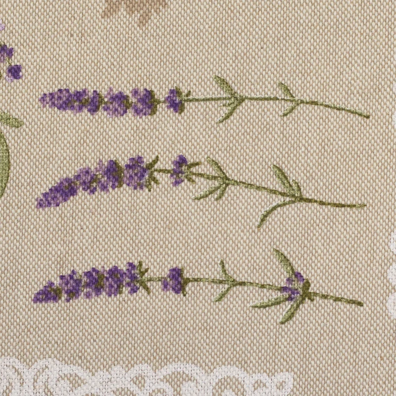 Canvas Leinenoptik Lavendel beige Swafing Petra