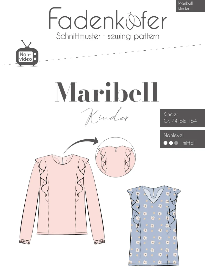 Fadenkäfer Schnittmuster "Maribell" Kinder