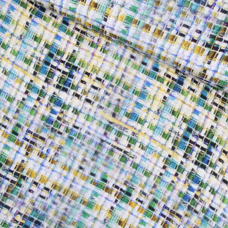 Viskosestoff mit geometrischem Muster