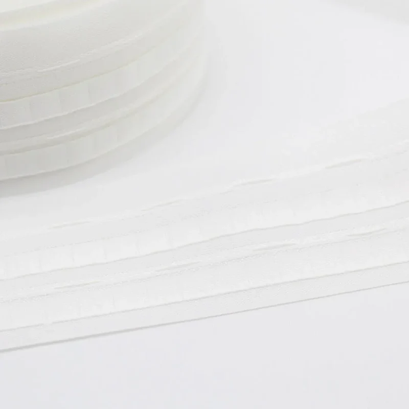 Gardinen Faltenband 70mm Weiß | ab 1 Meter