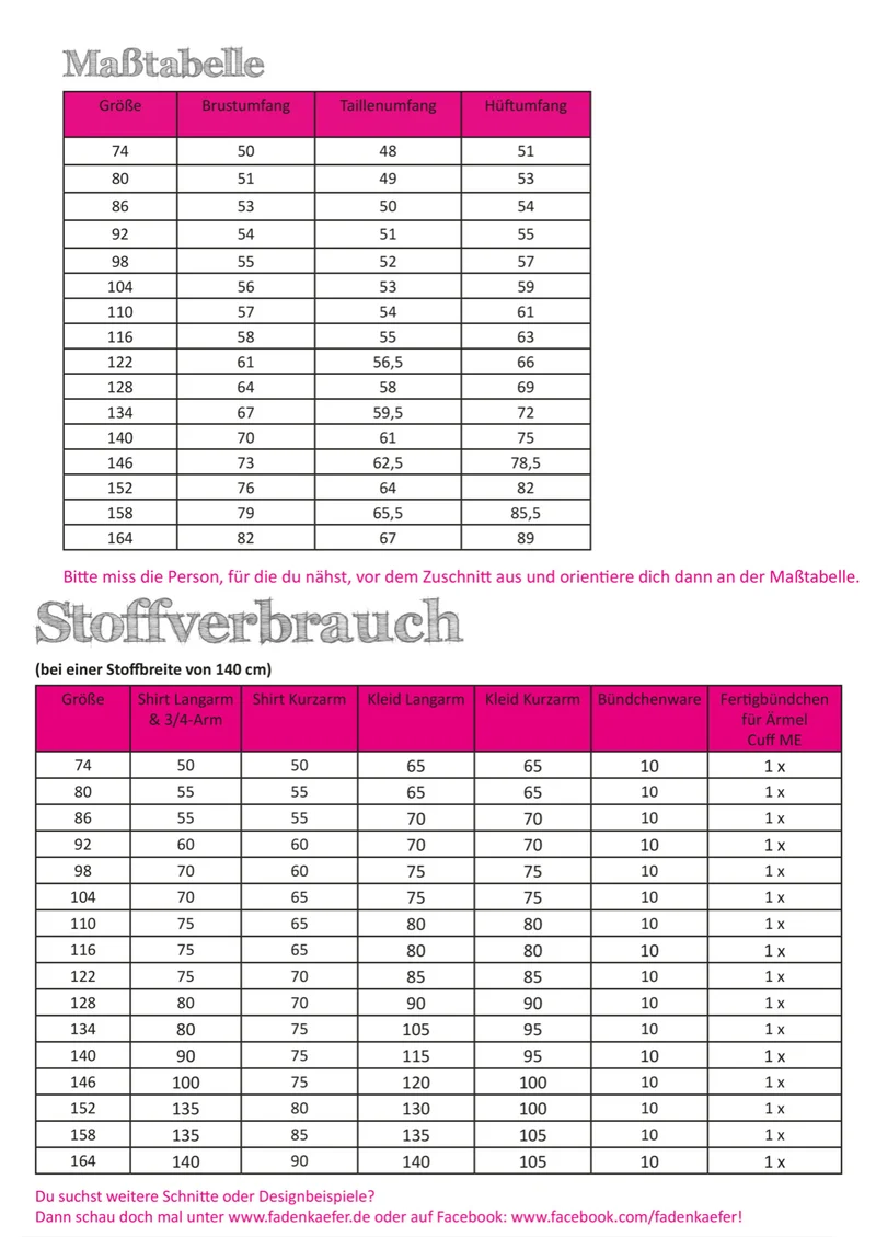 Fadenkäfer Schnittmuster Poloshirt und Kleid Kinder