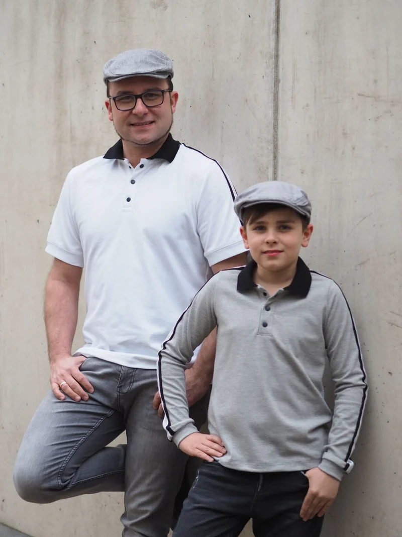 Fadenkäfer Schnittmuster Poloshirt und Kleid Kinder