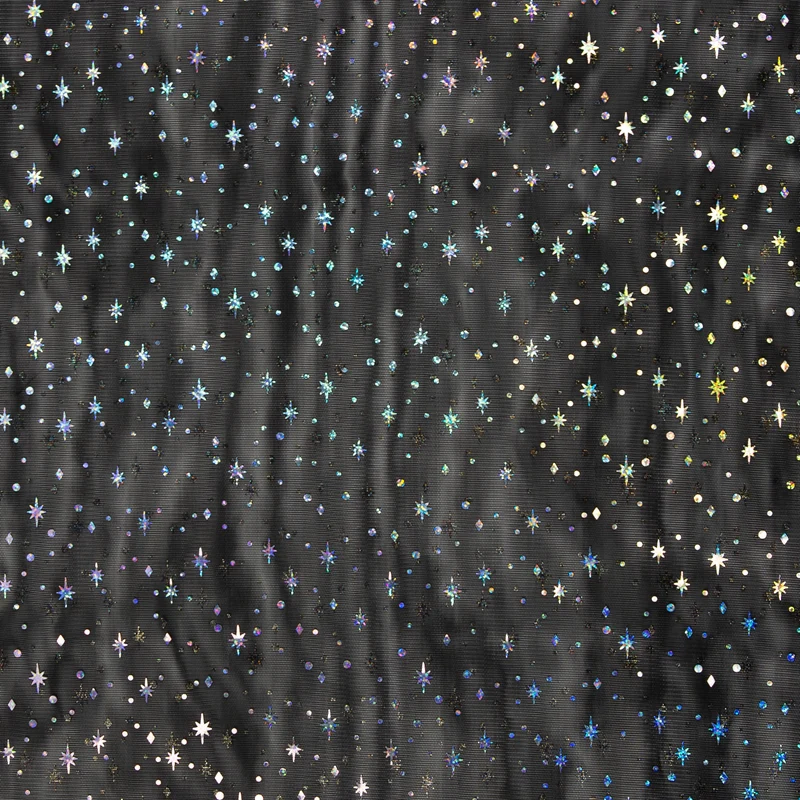 Tüll Elsa Glitzer Swafing schwarz