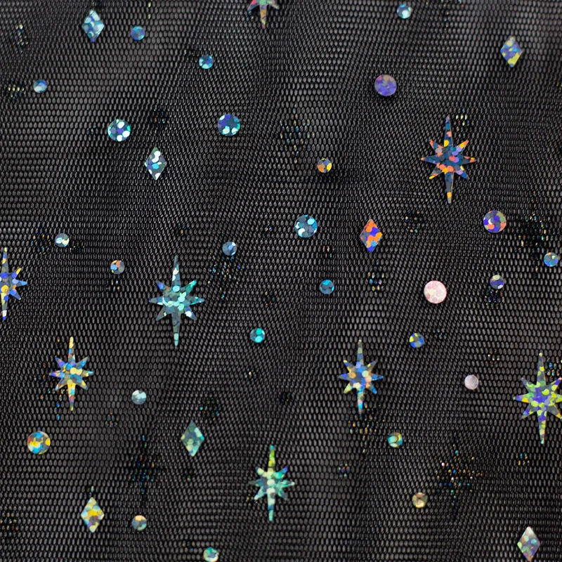 Tüll Elsa Glitzer Swafing schwarz