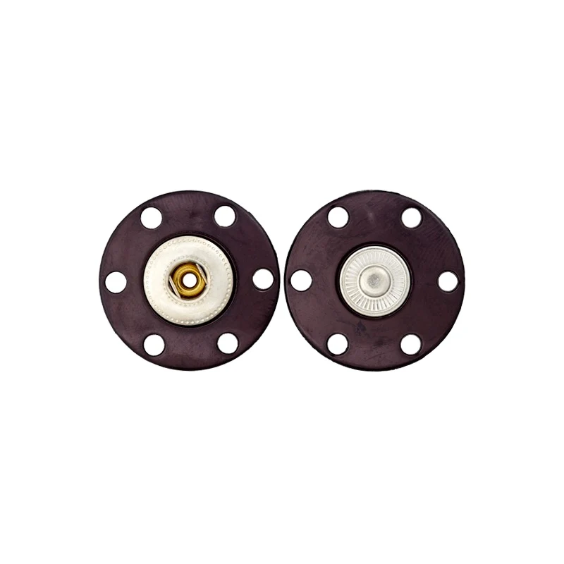 Polyester-Metalldruckknopf 25 mm