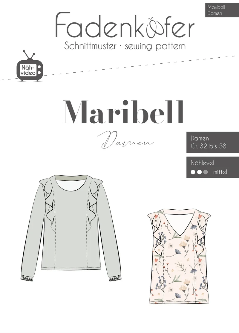 Fadenkäfer Schnittmuster "Maribell" Damen