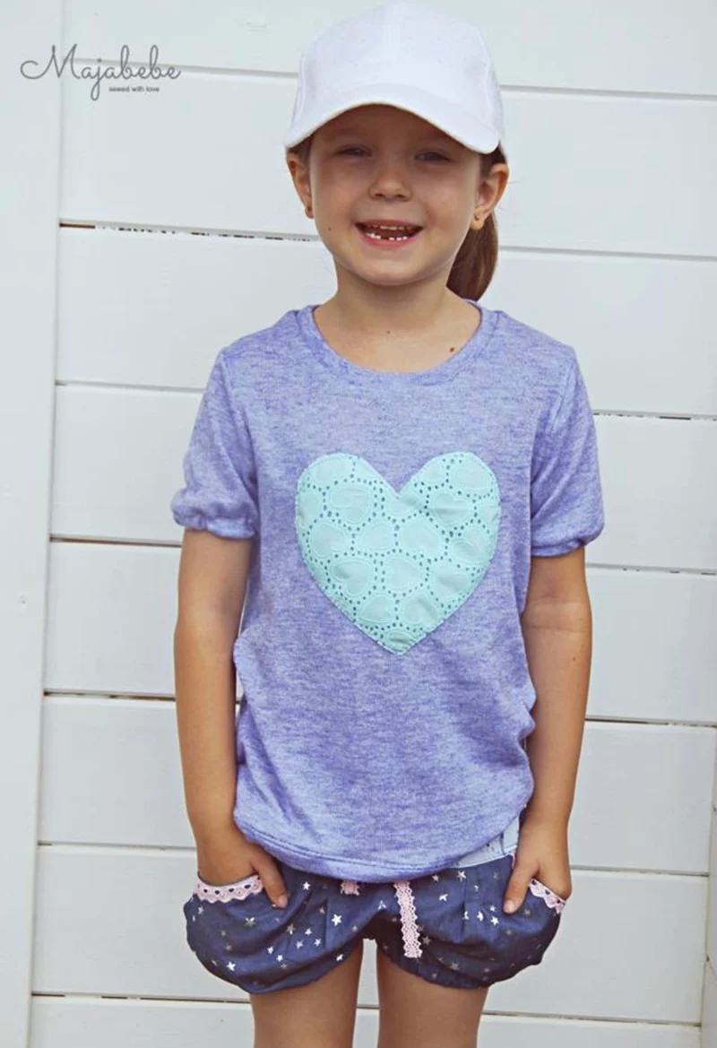 Fadenkäfer Schnittmuster "Basicshirt" Kinder