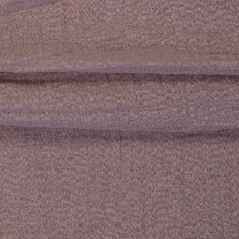 Musselin Double Gauze altflieder