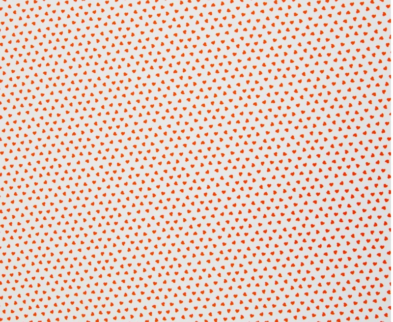 Baumwolle "Tim" Herzen Swafing weiß rotorange