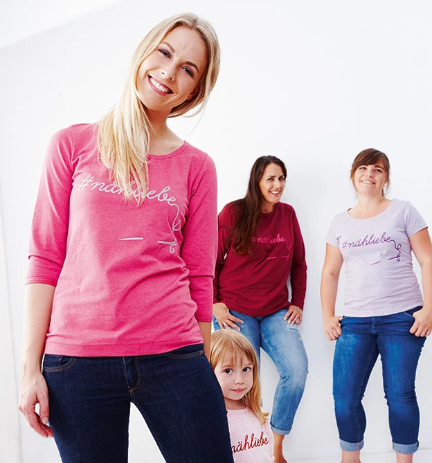 Klimpergross! Nähen mit Jersey von Pauline Dohmen Größe XXS-3XL