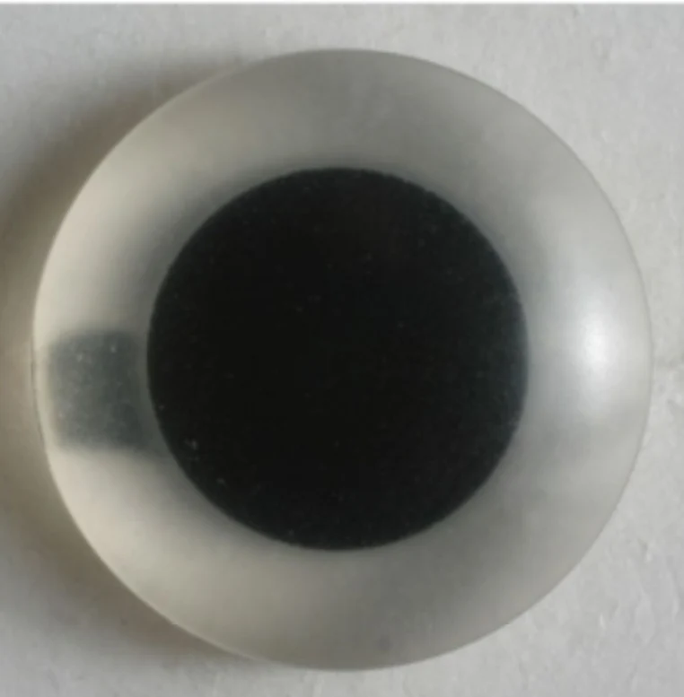 Augenknöpfe mit Steg 8mm transparent 1 Paar