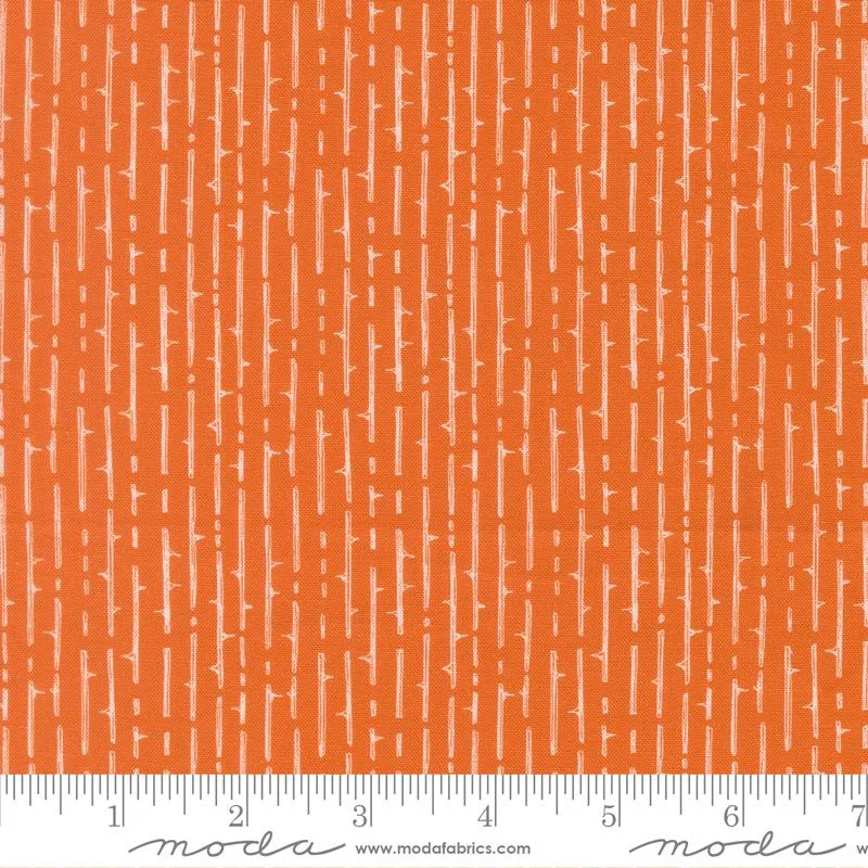 Moda, Robin Pickens, Coven, Thorny Stripes, Pumpkin Spice Orange