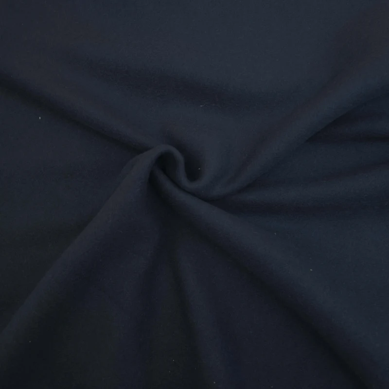 Baumwoll-Fleece dunkelblau Hilco