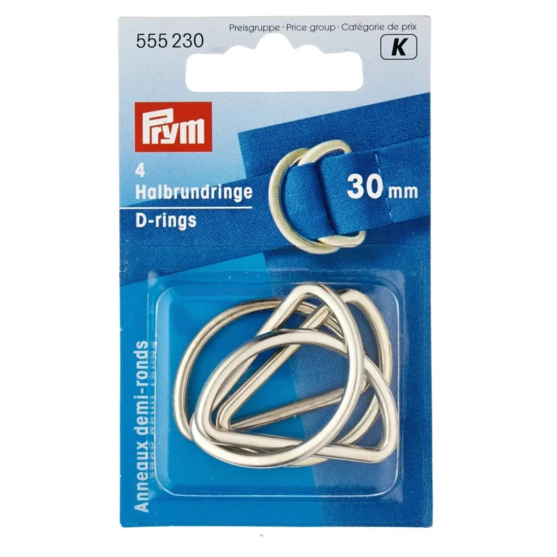 Prym Halbrundringe 4 Stück | 30 mm
