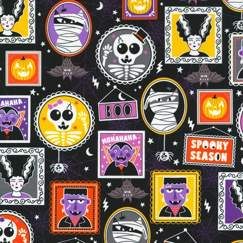 Robert Kaufman, Lights Out, Framed Characters on Black