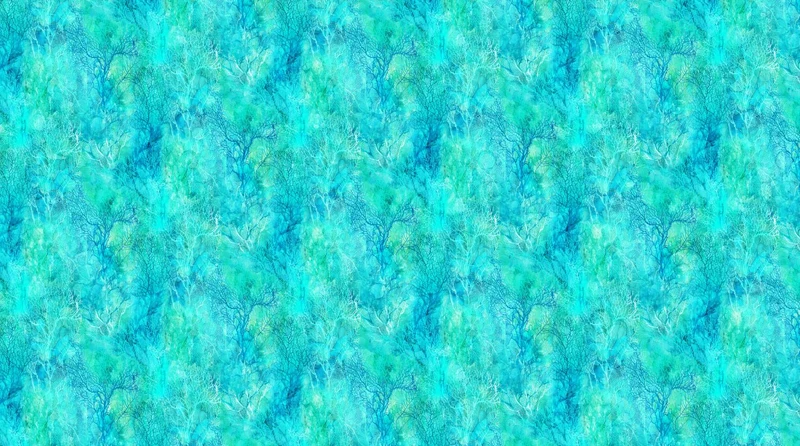 Northcott, Coral Reef, Coral Texture, Aqua Blue