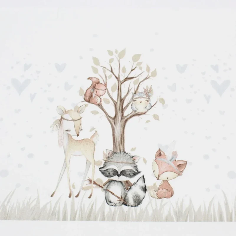Panel aus Canvas – Waldfreunde | 27x40 cm