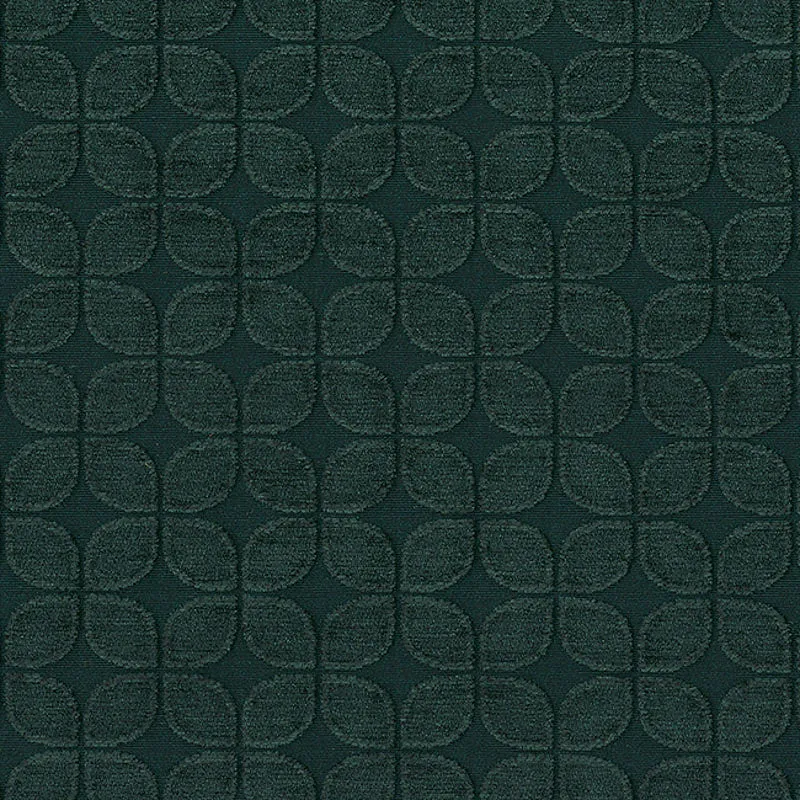 Jacquard Chenille „Soft Retro Leaf“ – Deluxe Dekostoff