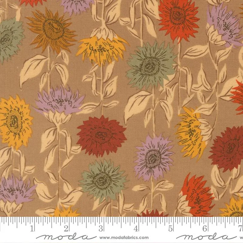 Moda, Fancy That Design House, Windfall, Sunflower Field, Oatmeal Tan