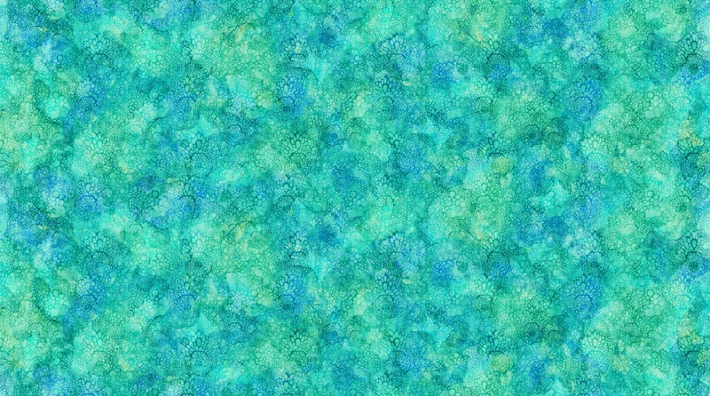Northcott, Coral Reef, Bubbles, Turquoise Blue