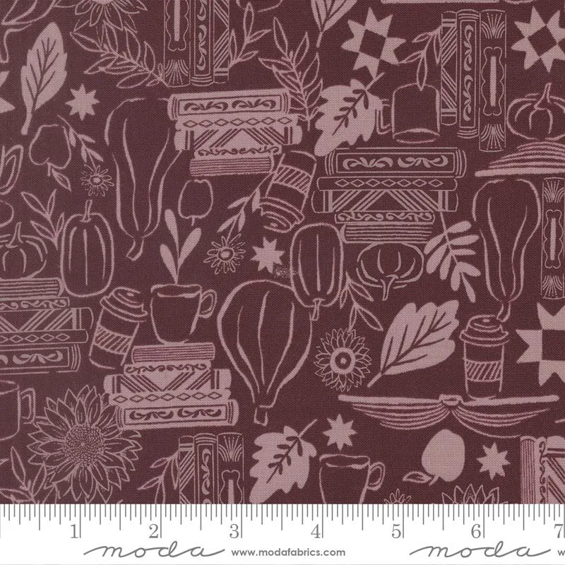 Moda, Fancy That Design House, Windfall, Cozy Up, Merlot Purple