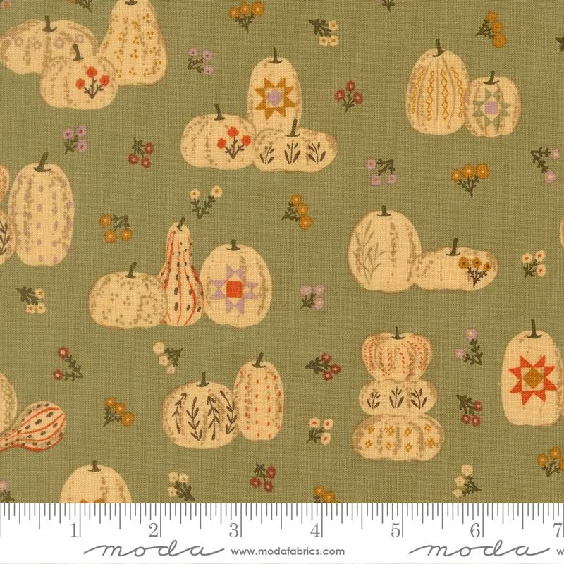 Moda, Fancy That Design House, Windfall, Pumpkin Patch, Meadow Green
