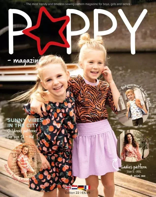 Zeitschrift Poppy – Edition 22 mit Schnittmustern für Kinder