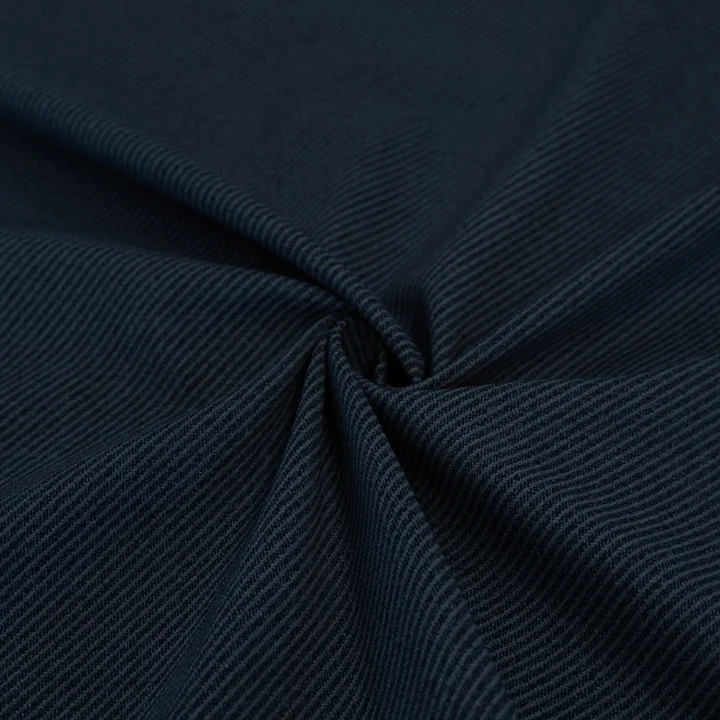 Romanitjersey mit Diagonalmuster – Marine