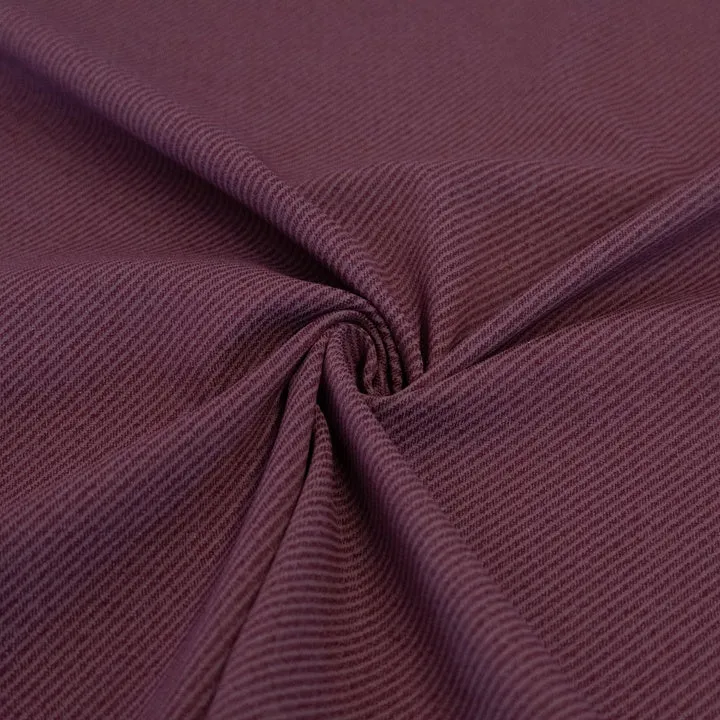 Romanitjersey mit Diagonalmuster – Bordeaux